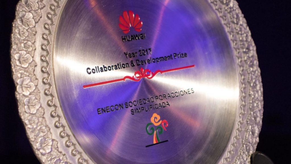 enecon, reconocimiento de Huawei